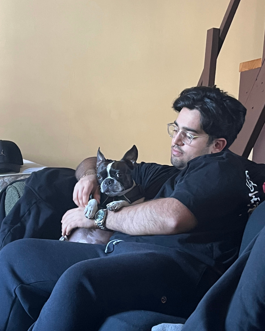 Benji with his older cousin Ariana